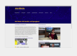 Webdesign Meier Sanitär – Stellwerkost 