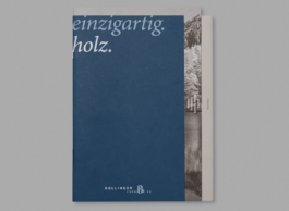 Broschürengestaltung Bollinger Furniere