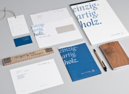 Erscheinungsbild Coroporate Design Bollinger Furniere