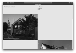 Website Niedermann Architekt - Webdesign Stellwerkost Rapperswil 