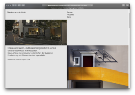 Neue Website für den Architekten Michael Niedermann – Webdesign Stellwerkost Rapperswil 